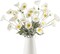 8PCS Artificial Champagne Poppy Flowers – Silk Fake Poppies for Wedding, Party, & Table Centerpiece Decor